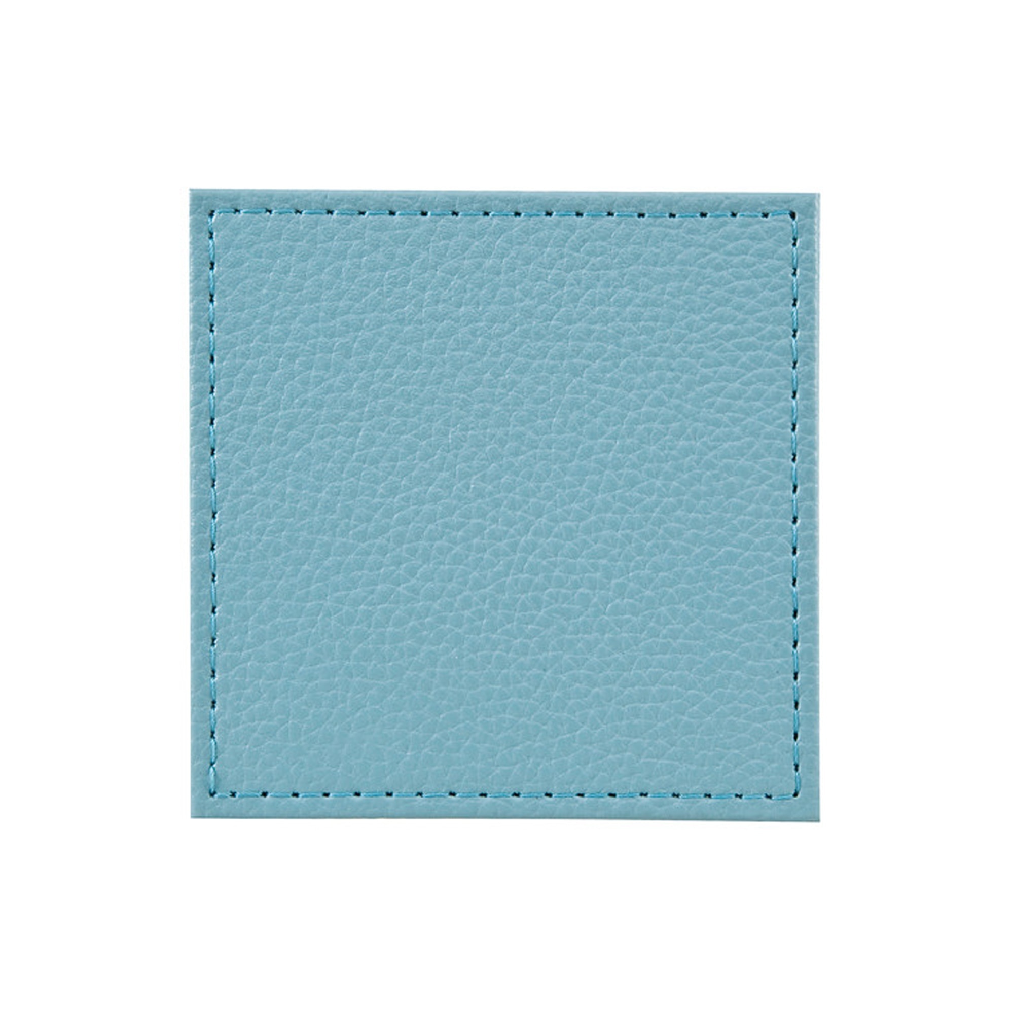 Product photograph of Denby Aqua Faux Leather Coaster Set Of 4 from Denby Retail Ltd
